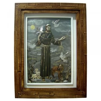 São Francisco - Dimensões: 100 x 60 x 6 cm - Peça Sob Encomenda
