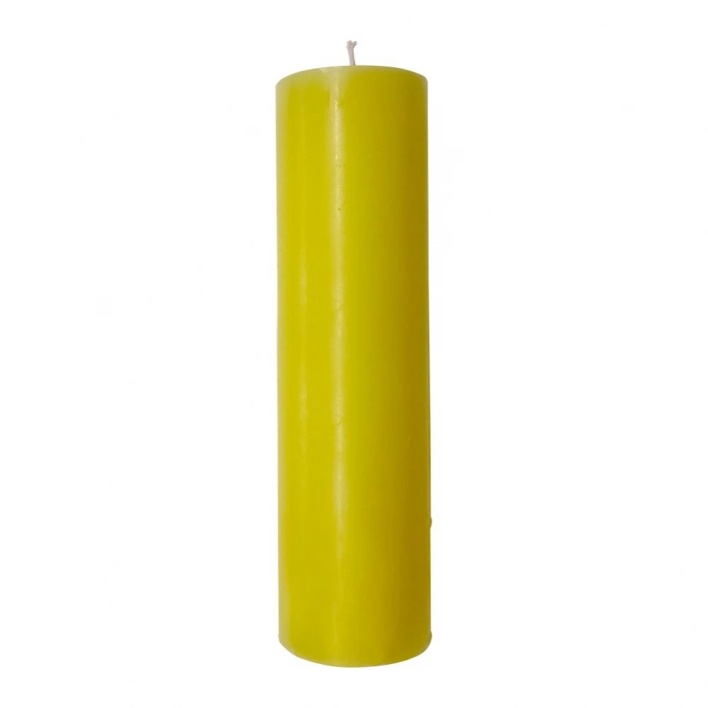 Vela de Altar Amarela 20 cm