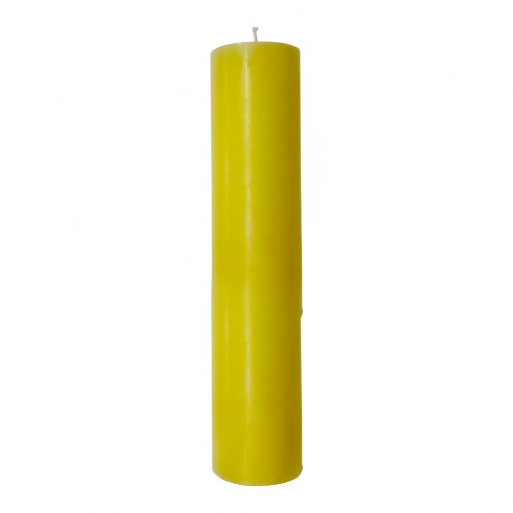 Vela de Altar Amarela 30 cm